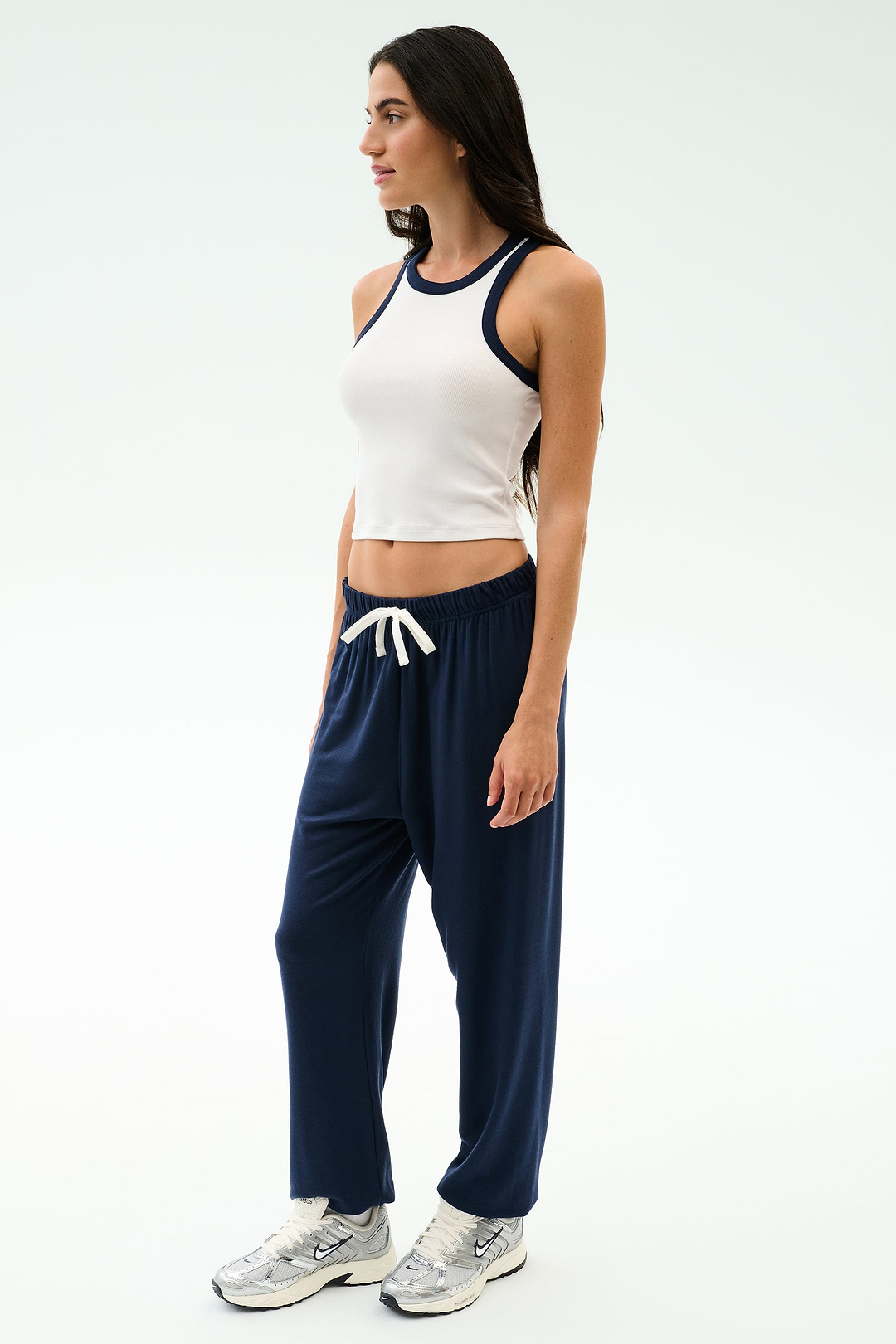 Andie Oversized Fleece Sweatpant - Indigo – SPLITS59