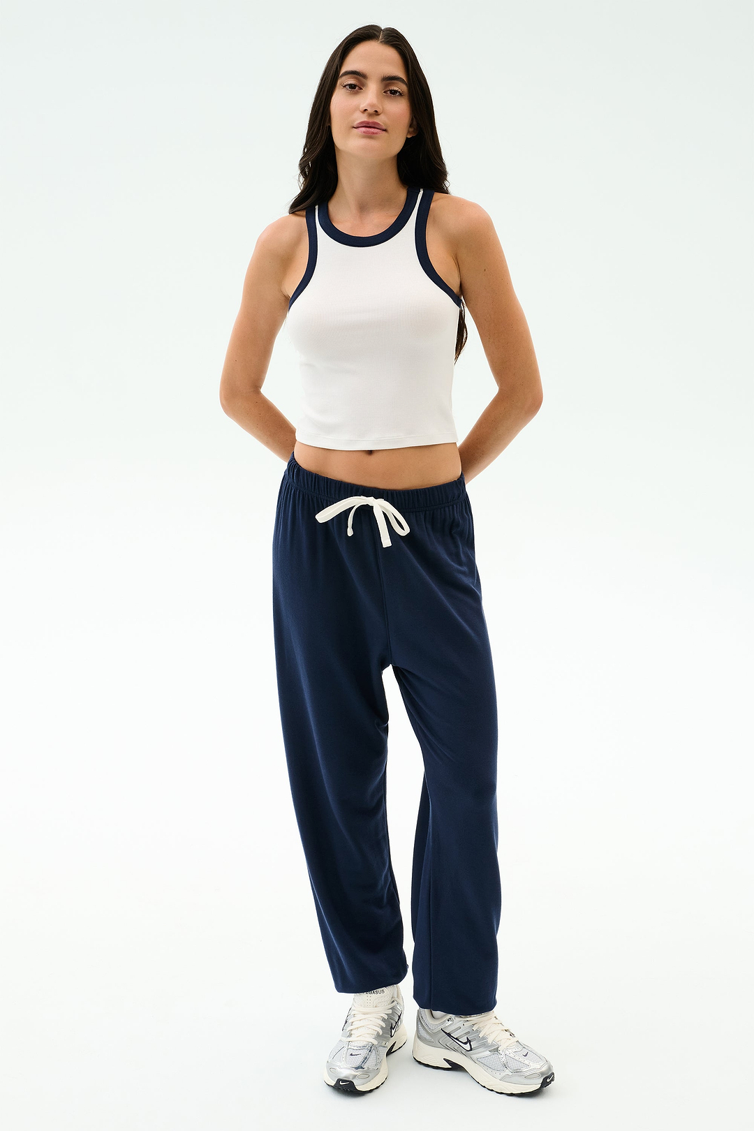 Andie Oversized Fleece Sweatpant - Indigo – SPLITS59