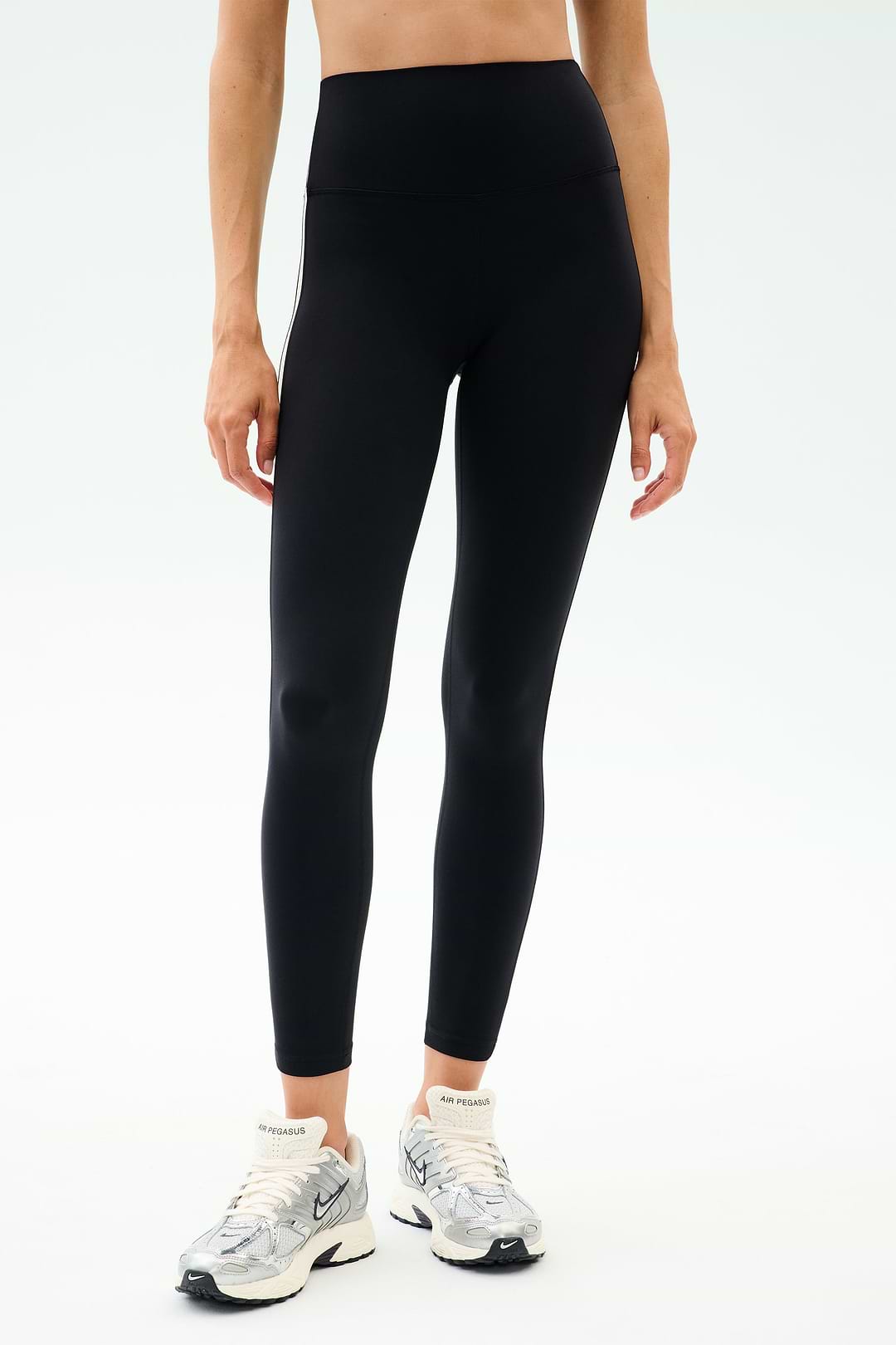 Clare High Waist Rigor 7/8 - Black/White – SPLITS59