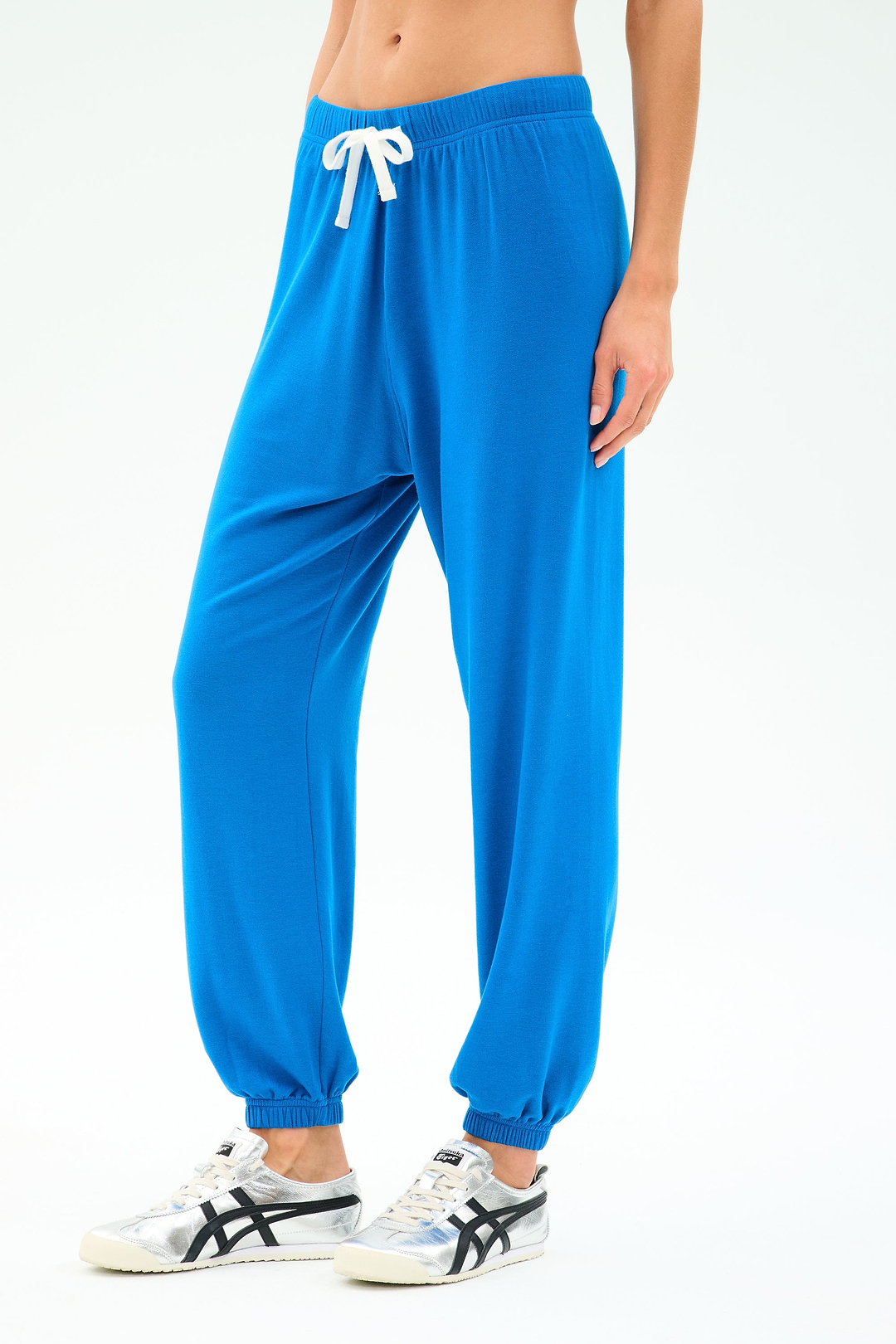 simply complicated BASIC SWEATPANTS サイズ1 Andie Oversized Fleece Sweatpant - Classic Blue – SPLITS59