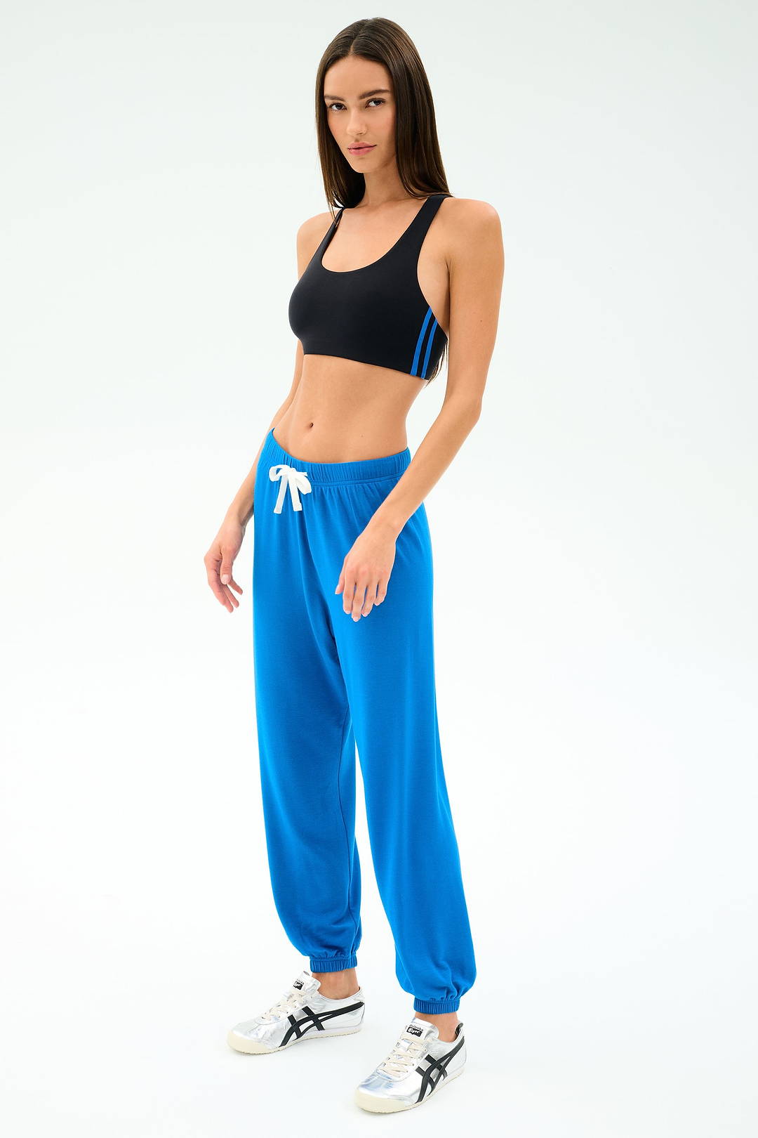 Andie Oversized Fleece Sweatpant - Classic Blue – SPLITS59