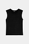 The SPLITS59 Nikki Jersey Tank - Black is a sleeveless, soft viscose top with a round neckline, front view shown flat on a white background.