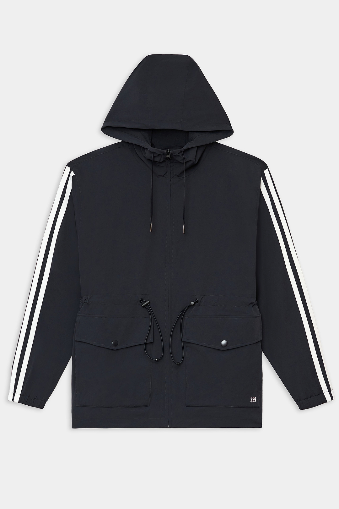 Reggie Water Repellent Jacket - Black/White – SPLITS59