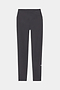 The SPLITS59 Mia Rigor 7/8 leggings in Graphite feature a high-waisted, crossover waistband and are crafted from durable Rigor fabric for essential performance, shown flat against a white background.