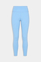 The SPLITS59 Sprint High Waist Rigor 7/8 - Skylight are light blue, high-waisted leggings made from Rigor fabric with a fitted silhouette, shown on a plain white background—ideal for any workout routine.