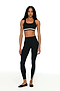 Miles High Waist Rigor 7/8 - Black/White