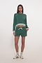 Brooks Fleece Sweatshirt With Stripe - Black/White