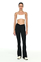Raquel Crossover Supplex Flare - Black