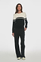 Anna Knit Pullover - Cobalt/Terracotta