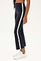 A woman wearing high waist Raquel navy and white stripe leggings made from 4-way stretch supplex fabric.
Product Name: SPLITS59 Raquel High Waist Crop - Indigo/White