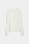A SPLITS59 Louise Rib Long Sleeve - White shirt is perfect for gym workouts.