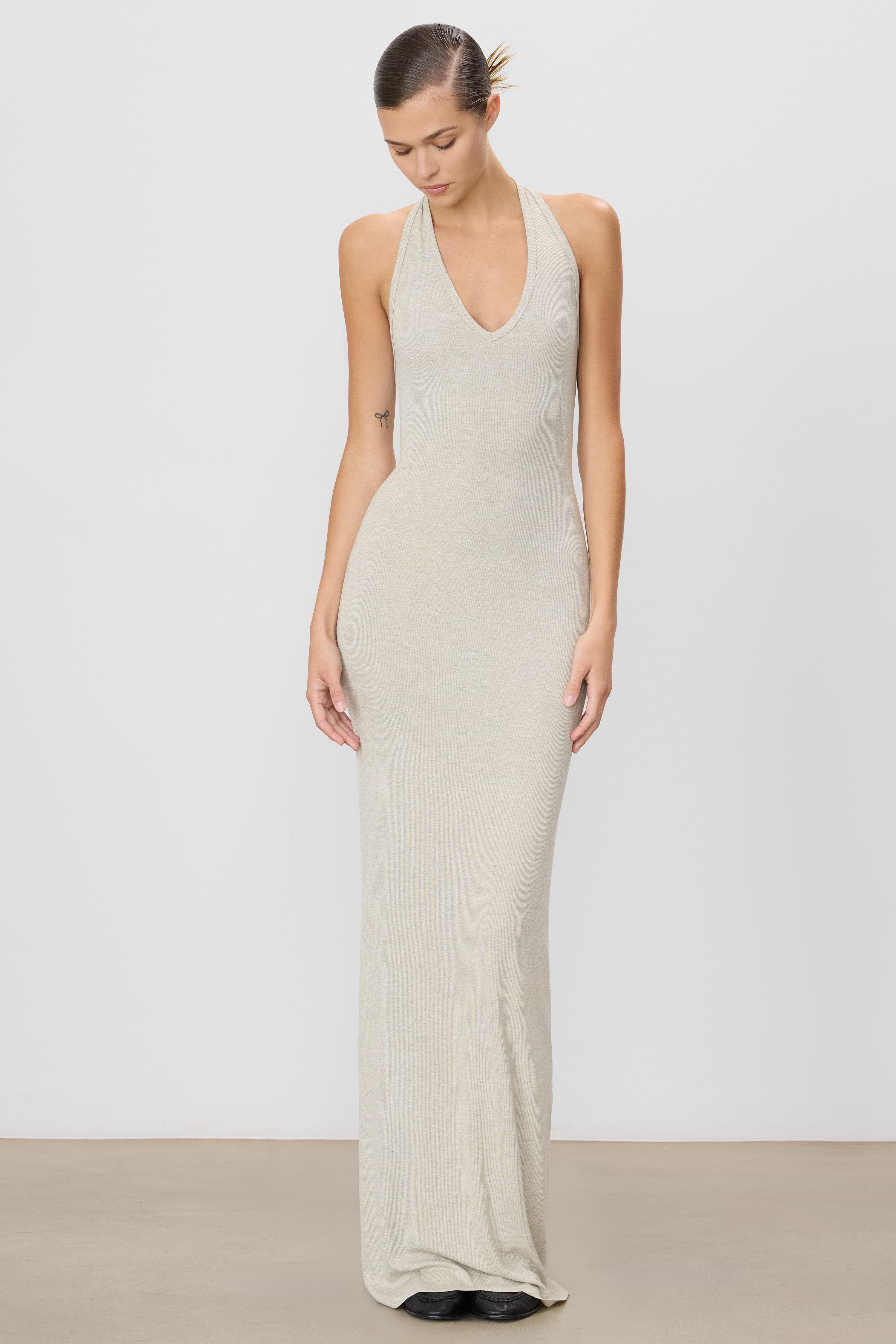 HALTER MAXI DRESS - ÉTERNE