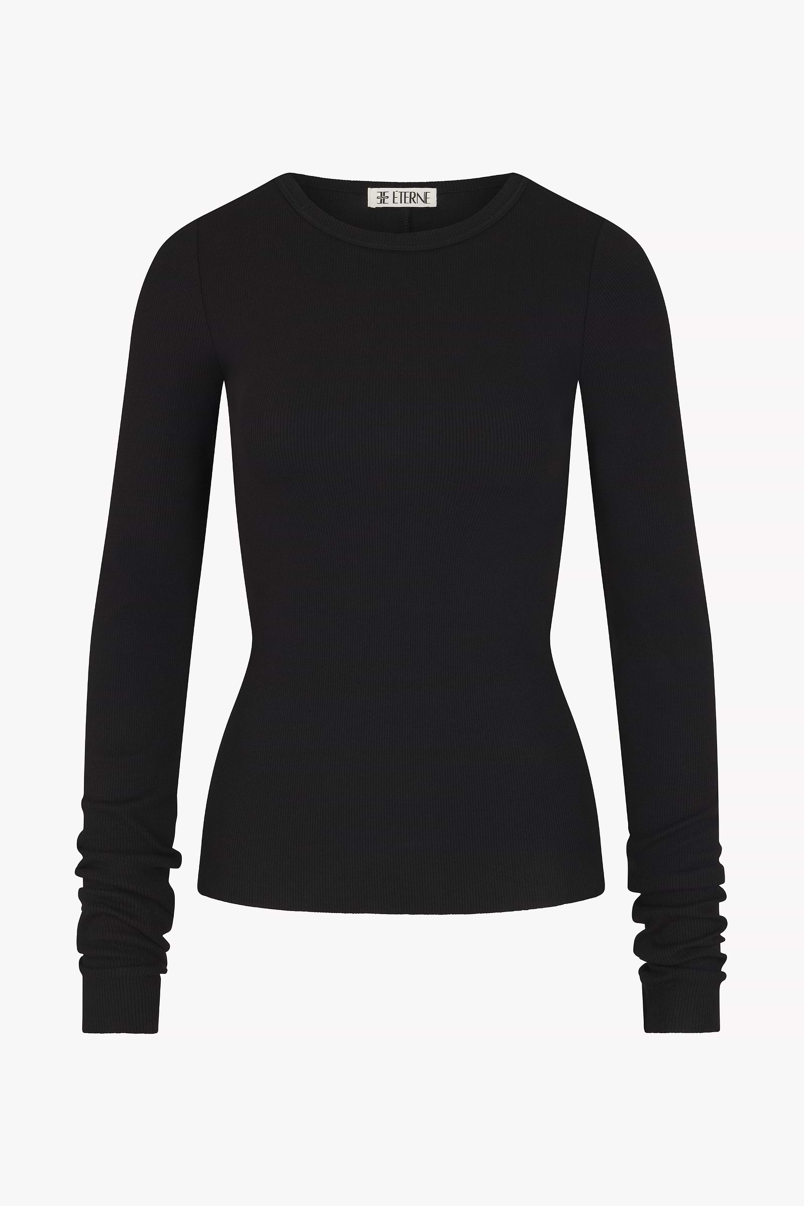 knee length dresses for ladies Eterne Long Sleeve Crewneck Maxi Dress main image 0