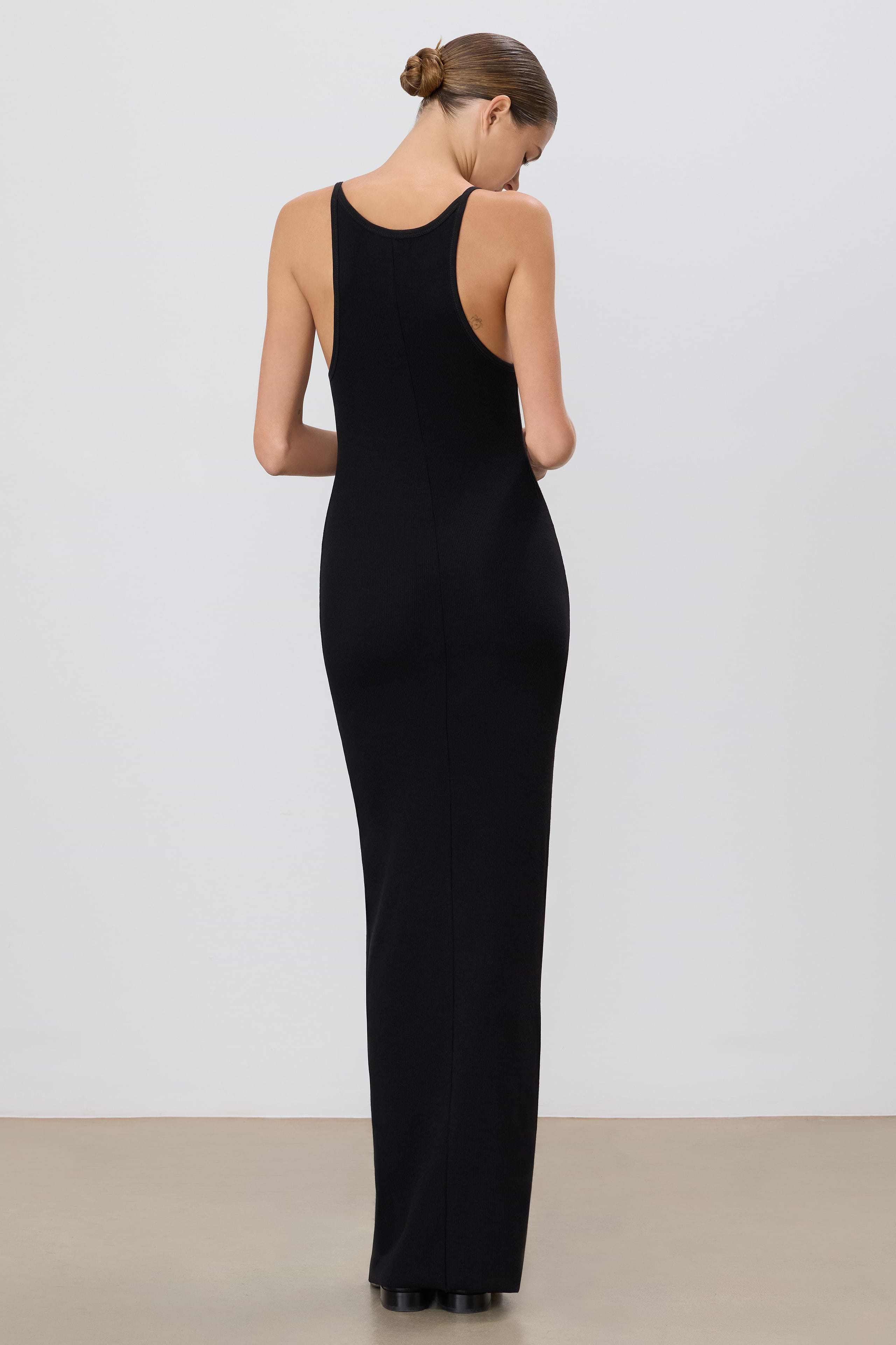 Casual Black Tank Maxi Dress Tank Maxi Dress Butter Rib Black Casual Black Tank Maxi Dress Tank Maxi Dress Butter Rib Black