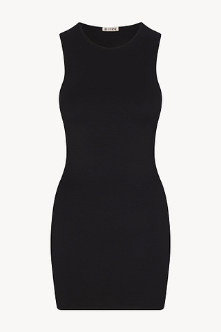 SLEEVELESS CREWNECK MINI DRESS SLEEVELESS CREWNECK MINI DRESS
