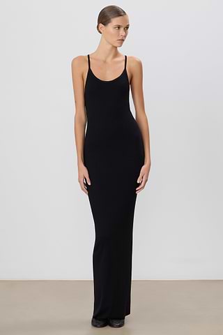 Tank Maxi Dress | Butter Rib | Black Tank Maxi Dress | Butter Rib | Black