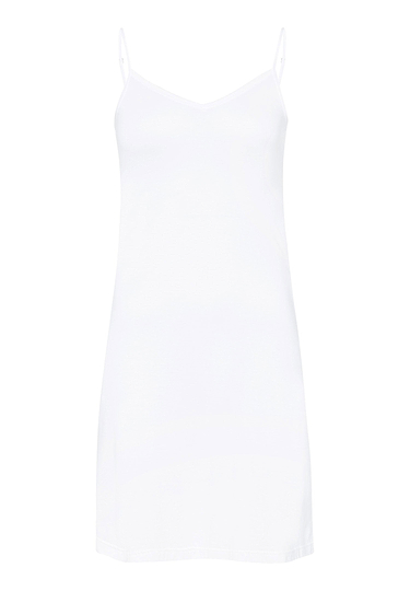 Front cutout view of HA white cotton Bodydress