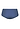 Back cutout view of HA true navy cotton Maxi Briefs
