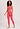 Full-body view of a women model wearing HA juicy melon microfibre Tank Top
