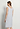 Back view of a women model wearing HA watery blue cotton Sleeveless Nightdress 90cm