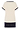 Back cutout view of HA antique white cotton S/SLV Nightdress 85cm