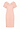 Front cutout view of HA morning glow modal/viscose/tencel S/SLV Nightdress 100cm