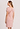 Back view of a women model wearing HA morning glow modal/viscose/tencel S/SLV Nightdress 100cm