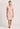 Full-body view of a women model wearing HA morning glow modal/viscose/tencel S/SLV Nightdress 100cm