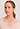 Close-up view of a women model wearing HA morning glow modal/viscose/tencel S/SLV Nightdress 100cm