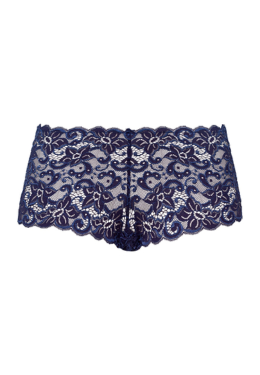 Front cutout view of HA deep navy modal/viscose/tencel Full Brief