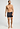 Full-body view of a men model wearing HA charcoal melange modal/viscose/tencel Boxers
