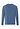 Back cutout view of HA tanzanite melange modal/viscose/tencel L/SLV Shirt V-Neck