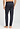 Back view of a men model wearing HA charcoal melange modal/viscose/tencel Long Pants