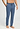 Front view of a men model wearing HA tanzanite melange modal/viscose/tencel Long Pants