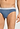 Close-up view of a men model wearing HA stormy gray/tanzanite cotton Briefs 2Pack
