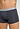 Close-up view of a men model wearing HA stormy gray/tanzanite cotton Pants 2Pack