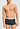 Front view of a men model wearing HA charcoal art / smokey olive cotton Pants 2Pack