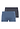 Back cutout view of HA stormy gray/tanzanite cotton Pants 2Pack