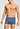 Front view of a men model wearing HA stormy gray/tanzanite cotton Pants 2Pack
