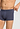 General view of a men model wearing HA stormy gray/tanzanite cotton Pants 2Pack