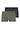 Front cutout view of HA charcoal art / smokey olive cotton Pants 2Pack