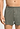 Close-up view of a men model wearing HA smokey olive cotton Boxers