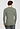 Back view of a men model wearing HA shadow cotton L/SLV Henley Shirt