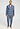Front view of a men model wearing HA pacific squares cotton L/SLV Pajama