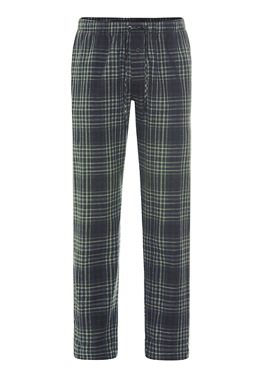 Front cutout view of HA willow squares cotton Long Pants