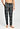 Front view of a men model wearing HA willow squares cotton Long Pants