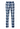 Back cutout view of HA pacific squares cotton Long Pants