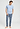 Full-body view of a men model wearing HA pacific squares cotton Long Pants