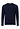 Front cutout view of HA deep navy cotton L/SLV Shirt