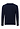 Back cutout view of HA deep navy cotton L/SLV Shirt